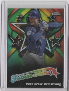 2025 Topps Chrome Future Stars #FS8 Pete Crow-Armstrong - Bild 1 von 2