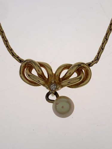 Collana Christian Dior con pietre chiare di perle Donna