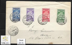 VPH_42. VATICAN POSTAL HISTORY. 1939 FDC CORONATION PIUS XII. Sc. 68-71 - Picture 1 of 1