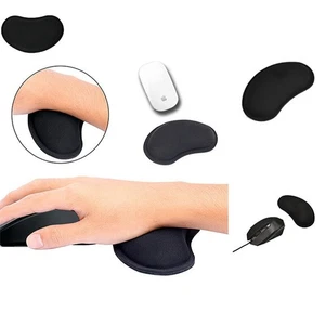 Mouse Wireless Massage Mouse Pillow Memory Foam Keyboard Black Pad Wrist Mat - Picture 1 of 11