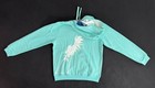 NEU Best Kiteboarding Zip-Hoodie Mint Türkis Herren Kapuzenjacke Large