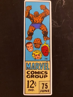 Fantastic Four Marvel Corner Box 5" calcomanía vinilo pegatina! Jack Kirby arte! Foto 1 de 2