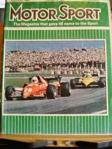 MOTORSPORT MAG SEPT 1983 THE JACKSON AUSTIN HEALEY 3000 FORD SIERRA XR4 - Bild 1 von 8