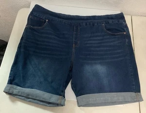 Markenlose Damenshorts Größe 4X (28W x 30W) Stretch zum Überziehen - Bild 1 von 7