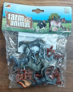 Farm Animal Horse Farm Miniature Figurines Fences D1 - Picture 1 of 2