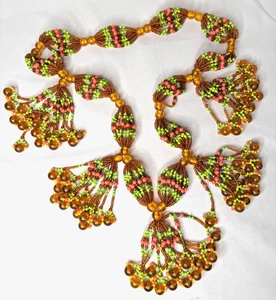 Collar de Cuentas Mazo de Oshun Lukumi Yoruba De Colección Santería Calidad Museo - Imagen 1 de 2