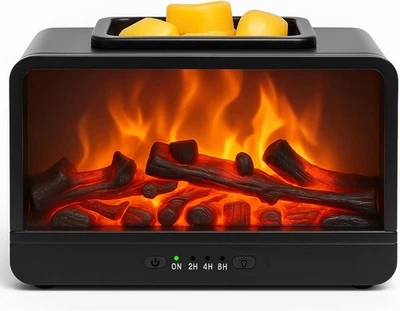 Dynamic Flame Fireplace Electric Wax Melting Heater PTC Heating Plate - Image 1 of 4