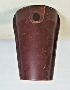 VINTAGE STACKABLE METAL CUPS IN LEATHER HOLDER MADE IN CANADA 1950'S 56A 1 OF 2 - Picture 1 of 10