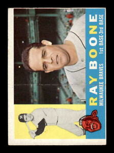 1960 Topps Baseball #281 Ray Boone Very Good Milwaukee Braves