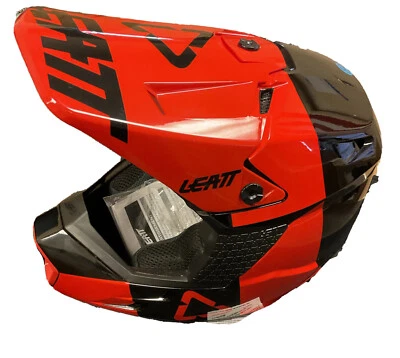 Leatt Moto Helmet 3.5 V21.3 Red SIZE SMALL #1021000231 In Sock Inventory #XL24 Foto 1 de 4
