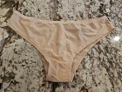 True Vintage Victoria Secret Satin Cheeky Scrunch Butt Bikini Panty Medium - Image 1 of 3
