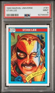 1990 Marvel Universe #161 Stan Lee PSA 9 Mint - Picture 1 of 3