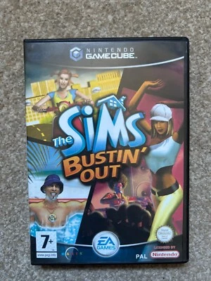 Nintendo GameCube Game The Sims Bustin' Out UK PAL - Image 1 of 4