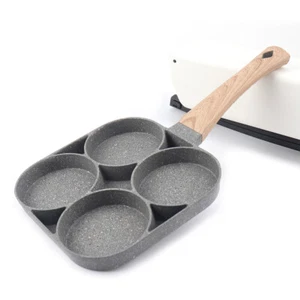 4 Hole Egg Pan Maker Fry Egg kitchenware Pot Cookware use for Induction Cooker - Picture 1 of 7