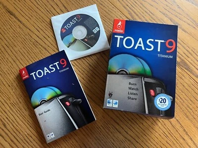 Toast 9, by Roxio Macintosh Vintage CD & DVD Burner Software - Image 1 of 4
