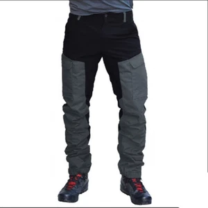 New Men's Work Pants Coveralls Mechanic Workwear Multi-pocket Worker Trousers US - Picture 1 of 9