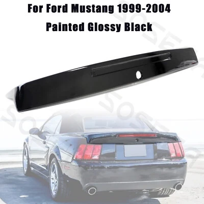 For Ford Mustang 99-2004 Cobra CBR Style Gloss Black Rear Trunk Wing Spoiler Lid - Image 1 of 4