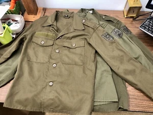 3x Vintage Austria Bundesheer Military Army Coat Osterriech MEDIUM - Picture 1 of 14