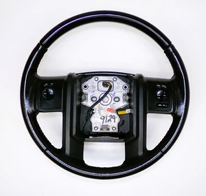 Volante Ford F250 Superduty F-350 cuero negro y madera negra 08-16 F-250 - Imagen 1 de 16