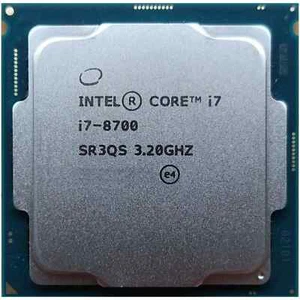 Intel Core i7-8700 SR3QS 3.2GHz Six-Core 12MB LGA 1151 Desktop CPU - Picture 1 of 1