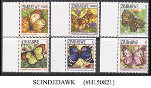ZIMBABWE - 2007 BUTTERFLY / BUTTERFLIES - 6V - MINT NH - Picture 1 of 1