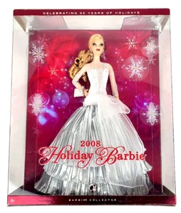 Nuevo Vestido Plateado Edición Especial 20 Aniversario Muñeca Barbie Vacaciones 2008 L9643 - Imagen 1 de 11