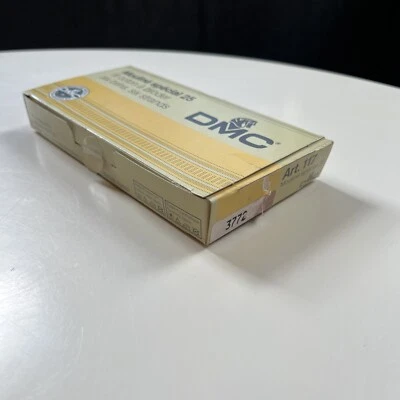 Vtg DMC 22 Skeins Box Mouline Special 25 Thread Floss #3772 V Dark Desert Sand - Image 1 of 4