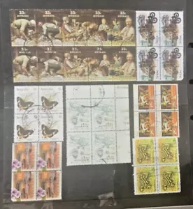 AUSTRALIAN DECIMAL BLOCKS USED/CTO Or EX FDC. Lot 2 - Foto 1 di 1