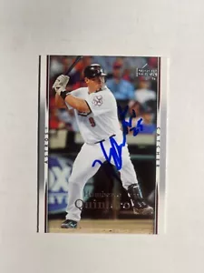 Houston Astros HUMBERTO QUINTERO Signed Card - Picture 1 of 1