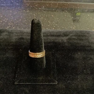 Anello a fascia in oro 10 kt 109216-4 Gm - Foto 1 di 7