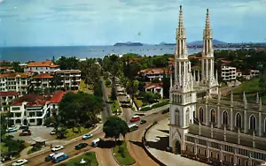 Postal Panama Federico Boyd Avenue Bella Vista Ciudad de Panamá Vintage C364 - Imagen 1 de 2