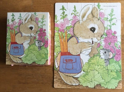 Rascals Golden 1982 Jigsaw Puzzle 25 Pieces Western Publishing Rabbit Mouse - Image 1 of 4