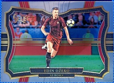 EDIN DZEKO 2017-18 Panini SELECT Field Level Base #208 AS ROMA Bosnia Man City - Image 1 of 4