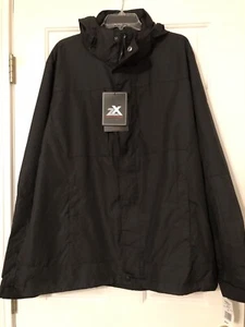 Zeroxposure Men’s Black Rain Jacket Size XXL New With Tags - Picture 1 of 8