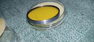 Vintage Series VII Wratten Deep Yellow Filter N.12 with Case - Made in USA kodak - Picture 1 of 6