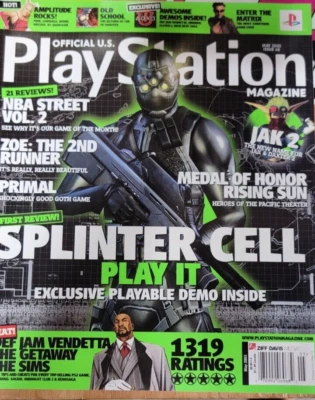 Official US PlayStation Magazine Issue 68 May 2003 Madden NFL 2005 w/ Demo Disc - Image 1 of 4