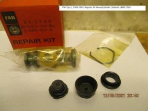 VW Type 1, 1500 1967. Repair kit for Master cylinder ( Single circuit ) #RK-1769 - Bild 1 von 2