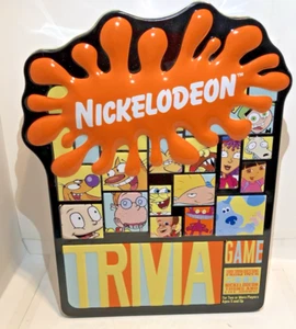 Nickelodeon Trivia Game Tin With Some Game Cards - Picture 1 of 8