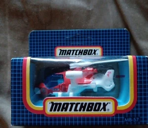 Matchbox MB-57 Red and White Hellecopter Pre-owned Unopened Box - Picture 1 of 1