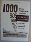 1960 Print Advert 'ROLLS ROYCE AIRCRAFT ENGINES' + 'Shell Oil' 14.5" x 9.5" 