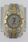 Tag Heuer 665.006 Bb0304 Mens Watch Gold Silver 2000 Automatic Gray 2-tone Diver