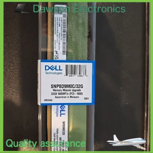 SNP8D9M0C/32G AC774043 DELL 2Rx8 32GB PC5-44800 DDR5 5600MHz UDIMM RAM Memory - Picture 1 of 3
