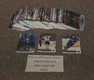 EVGENY KUZNETSOV 2018-19 18-19 UPPER DECK CANVAS PARALLEL #C86 CAPITALS - Picture 1 of 1