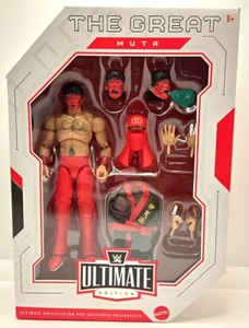 WWE Ultimate Edition Series 25 The Great Muta Action Figure Red Tights Variant - Picture 1 of 13