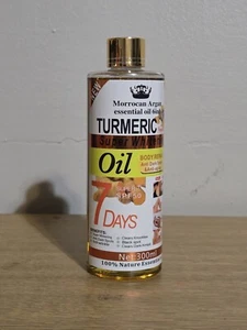 Morrocan Argan Essential Oils 6 In 1 Turmeric Super Whitening Oil 300ml Spf 50+ - Picture 1 of 4
