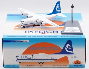 VUELO 1:200 AeroPostal de México Lockheed C-130H Hércules L-182 Modelo XA-RSH - Imagen 1 de 16