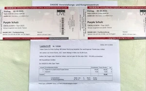 2 Tickets 03.10.2025 PURPLE SCHULZ u. Jördis Tielsch, ERFURT Top! DASDIE - Bild 1 von 1