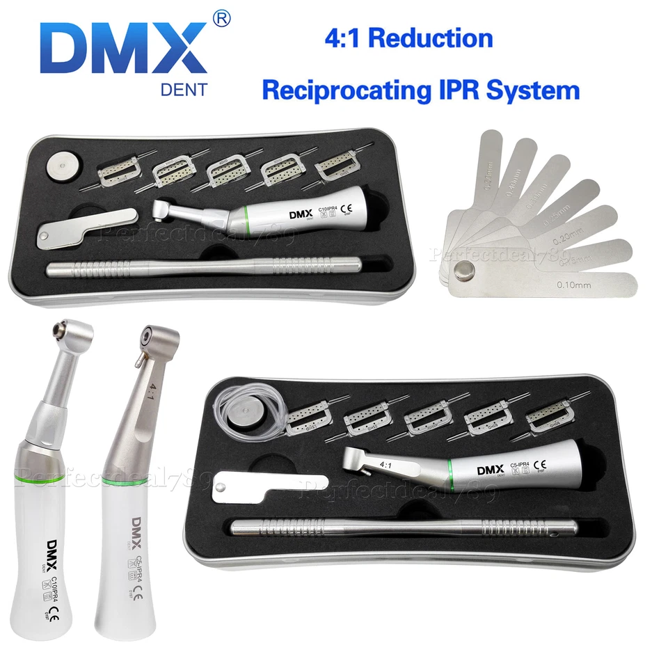 KIT de mano de eliminación recíproca contra ángulo dental ortodoncia 4:1 pieza de mano  Foto 1 de 1