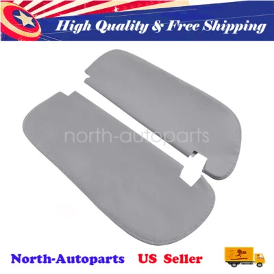 Replacement  New Sun Visor Leather Cover Gray For 1994-2001 Dodge RAM 1500 - Изображение 1 из 4