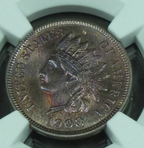 1908 Indian Head MS-64 RB NGC - Bild 1 von 5